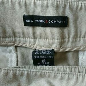 New York&Co.Khaki Dress pants. Size 18